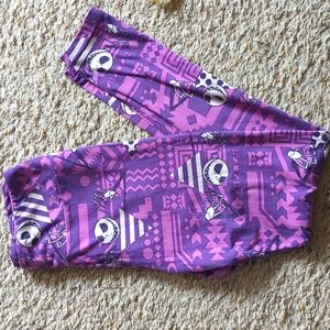 One Size LuLaRoe Leggings - Jack Skellington!